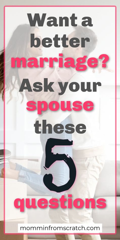 Asking the right questions can strengthen intimacy and communication with your spouse. Discover 5 powerful questions to ask that can dramatically improve your marriage. Questions To Ask Your Spouse, Powerful Questions, Improve Marriage, Asking The Right Questions, How To Improve Relationship, Improve Communication, Christian Marriage, Questions To Ask, Communication