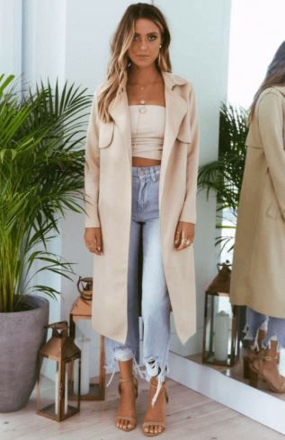 10 Small Australian Fashion Boutiques You Should Know About - Society19 Ozzie Hm Outfits, Australian Winter Fashion, Australian Clothing, Knee Length Coat, Australia Fashion, Cute Stuff, Australian Fashion, Fashion 2020, Autumn Fashion Women