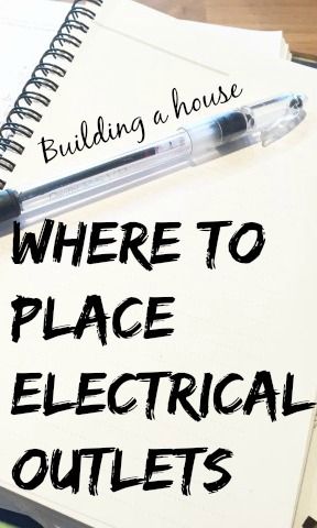 When building a home, there are so many tiny decisions to make - like where to put electrical outlets. This post includes tons of practical tips for placing outlets (including for decor, Christmas lights, and appliances). Where To Put Outlets In Bathroom, Best Windows For New Construction, Bathroom Outlets Placement, Where To Place Electrical Outlets, Where To Put Electrical Outlets, Floor Outlets Living Rooms, Cool Ideas When Building A House, Ideas For New House, Craftsman Remodel