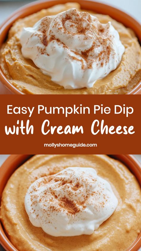 Indulge in the ultimate fall treat with this creamy and flavorful pumpkin pie dip with cream cheese. Perfect for gatherings or cozy nights in, this easy-to-make dip will satisfy your seasonal cravings. The rich blend of pumpkin and cream cheese makes every bite a delightful experience. Serve it with graham crackers, apple slices, or pretzels for a delicious snack that everyone will love. Cheese All Pumpkin, Pumpkin Dip For Ginger Snap Cookies, Pumpkin Cream Cheese Dip Easy, Pumpkin Fluff Dip With Cream Cheese, Easy Pumpkin Pie Dip, Pumpkin Apple Dip, Cream Cheese Cheese Dip, Pumpkin Pie Fluff Recipe, Pumpkin Pie Fluff Dip