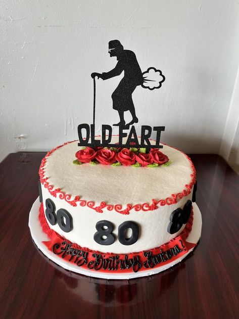 80th Birthday Cake For Men, 80th Birthday Cakes, 60th Birthday Theme, 60 Cake, 80th Birthday Cake, Cookie Deserts, 80 Birthday Cake, Diy Christmas Paintings, Mom's Birthday