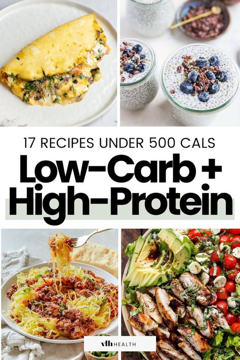 17 Filling High Protein Low Carb Meals: Breakfast, Lunch, & Dinner Ideas! - VLH health Low Carb Meals Breakfast, Protein Low Carb Meals, High Protein Low Carb Meals, Lunch Dinner Ideas, High Protein Low Carb Breakfast, High Protein Vegan Breakfast, High Protein Low Carb Diet, Meals Breakfast, Easy High Protein Meals