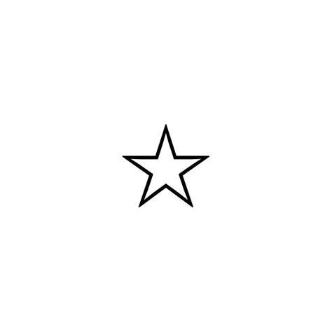 5 Stars Tattoo Designs, One Star Tattoo, Jo Star Tattoo, Funky Star Tattoo, Small Stencil Tattoos, 5 Point Star Tattoo, Minimalist Star Tattoo, Black And White Iphone Wallpapers, Simple Star Tattoo