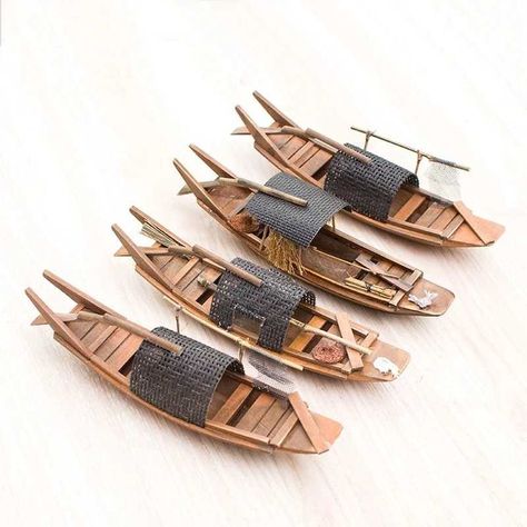 Chinese Boat, Ship In Bottle, Fishing Boats For Sale, Wooden Model Boats, Wooden Ship Models, Model Ship Building, Wood Jewelery, Model Sailboat, Boat Model