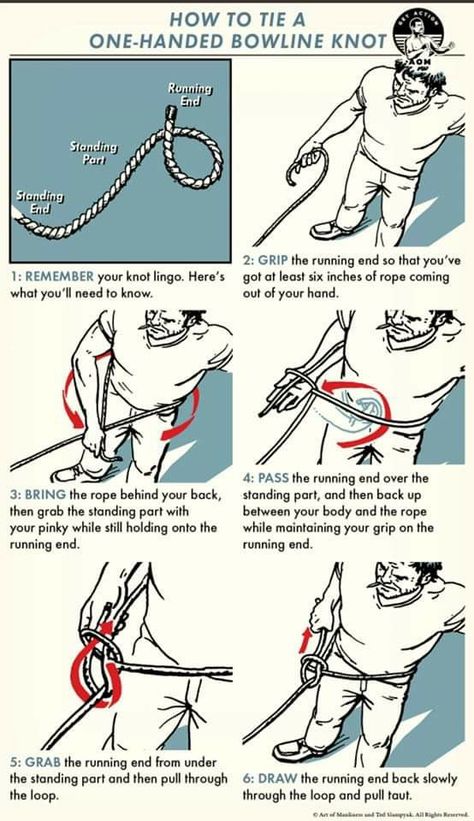 Climbing Knots, Sailing Knots, Bowline Knot, Camping Knots, Survival Knots, Camping Diy, Knots Guide, Paracord Knots, Art Of Manliness