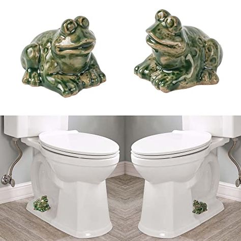 Frog Toilet, Frog Bathroom, Whimsical Bathroom, Replace Toilet, Toilet Decoration, Ceramic Frogs, Turtle Decor, Cute Turtle, Over Toilet