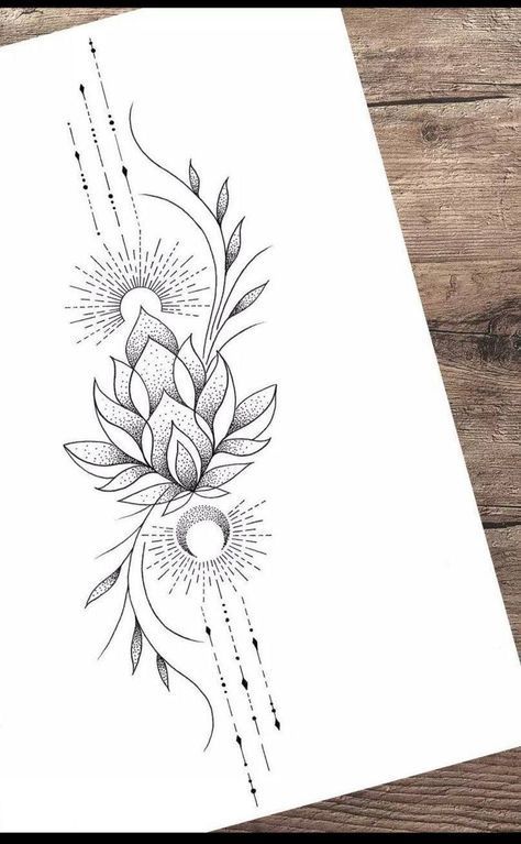 Meaning Of Lotus Flower, Feminine Eagle Tattoo, Fawn Tattoo, Feminine Tattoo Designs, Lotus Flower Tattoos, Tato Mandala, Lotusblume Tattoo, Lotus Tattoo Design, Boho Tattoos