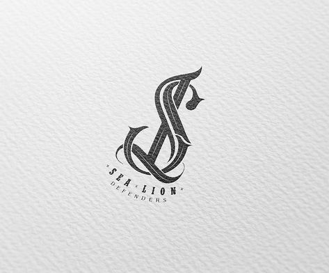 ritchieruiz: SL. Sea Lion Defenders. Monogram... -                     			  			Logo Designr Sl Tattoo Letter Design, Sl Logo Design Letter, Sl Monogram, Ls Monogram, Sl Logo, Ls Logo, Monogram Logo Letters, Monogram Tattoo, Card Tattoo Designs