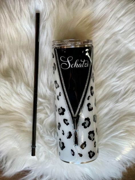 Zipper Tumbler 
#epoxy #epoxytumbler #leopard #snowleopard #zipper #zippertumbler #silver #silverglitter #callawaycups #custom #customtumbler #smallbusiness Zipper Tumbler Ideas, Zipper Tumbler, Tumblers Ideas, Resin Tumblers, Glitter Tumbler Cups, Glitter Tumblers, Tumbler Cups Diy, Cup Ideas, Tumbler Ideas