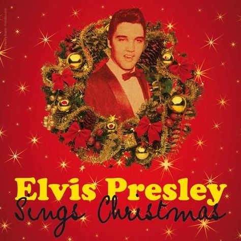 Elvis Christmas, Elvis Presley Images, Blue Christmas, Christmas Pictures, Elvis Presley, Peace Symbol, Singing, Christmas, Blue