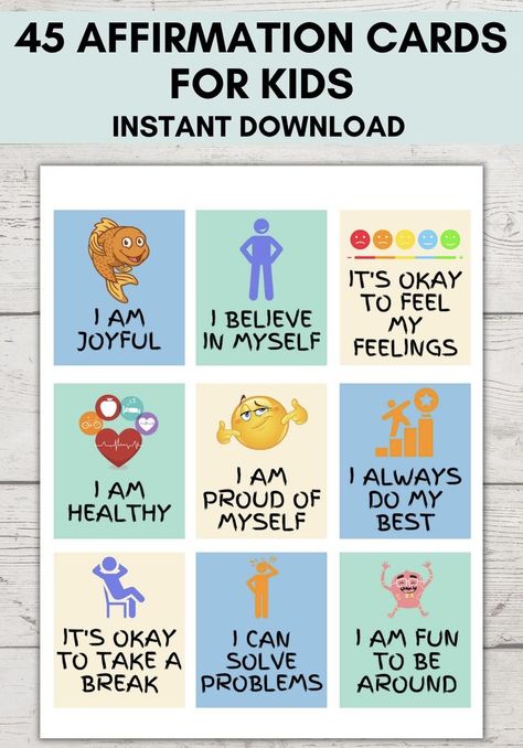 Preschool Affirmations, Kawaii Lettering, Social Emotional Learning Preschool, I Am Proud Of Myself, Emotionally Strong, Teacher Corner, Kids Affirmations, Executive Functions, Self Esteem Activities