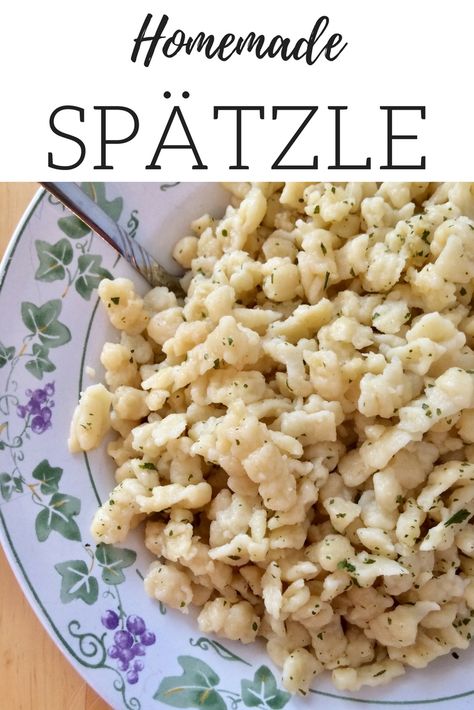 Jasmine Rice Pudding, Speatzle Recipe, German Meatloaf, Scandinavian Dishes, German Pasta, German Dumplings, German Spaetzle, Spaetzle Recipe, Food Authentic