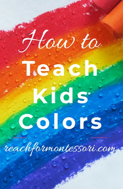 How To Teach Colors To Preschoolers, Teaching Colours To Preschoolers, Color Teaching Activities Toddlers, Activities On Colours For Preschoolers, Colour Teaching Activities, Teaching Colors To Preschoolers, Learning Colours With Toddlers, Teach Colors To Toddlers, Color Recognition For Toddlers