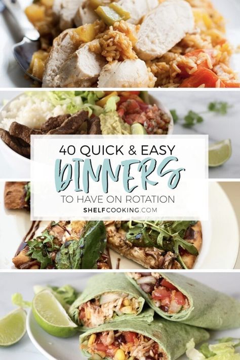 Shelf Cooking, Easy Dinners For Kids, Quick Easy Dinner Recipes, Quick And Easy Dinner Recipes, Family Friendly Dinners, Quick And Easy Dinner, Cooking Hacks, Dinner Recipes Easy Quick, Quick Easy Dinner