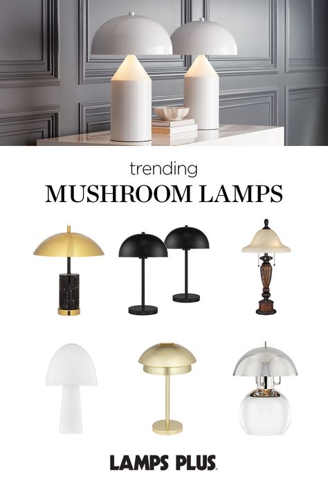 Murano mushroom lamp