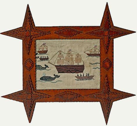 Nautical Antiques, Tramp Art, Row Boats, Art Frames, Wood Works, Ceramics Ideas, American Folk Art, Mixed Nuts, Wood Frames