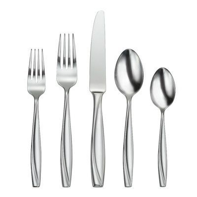 Oneida Camlynn Mirror 45 Piece Flatware Set Oneida Flatware, Serving Fork, Stainless Steel Dishwasher, Stainless Steel Flatware, Casual Dining, Serving Set, Serving Spoons, Flatware Set, Steel Handle