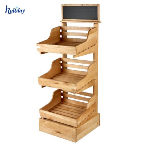 Folding Wood Display Shelf, Folding ... Folding Display Stand, Cardboard Display Stand, Bread Display, Pallet Display, Bakery Display Case, Point Of Sale Display, Wood Display Stand, Bakery Display, Wooden Display Stand