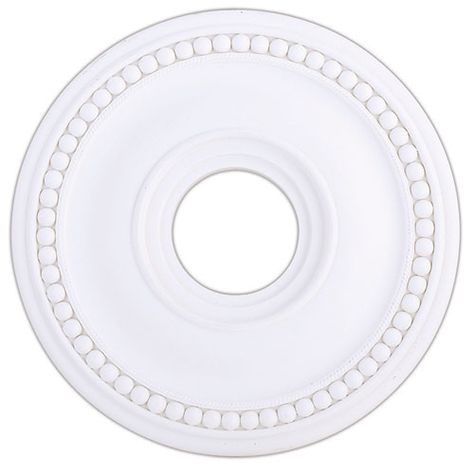 Wingate White 16 Inch Ceiling Medallion Livex Lighting Finished Ceiling Medallions Lightin Modern Ceiling Medallions, Ceiling Medallion, Fan Accessories, White Ceiling, White Accessories, Livex Lighting, Residential Lighting, Ceiling Medallions, Home Ceiling