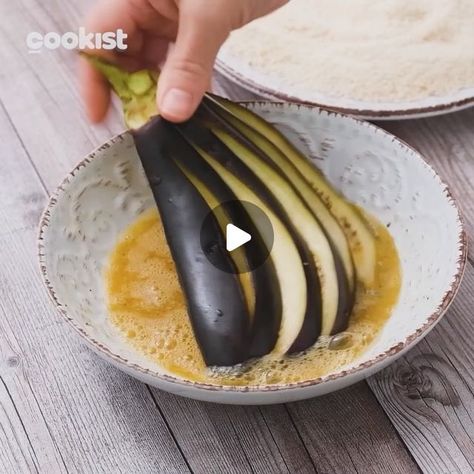 Cookist Wow on Instagram: "🍆 #Eggplants lovers calling! These 3 easy and quick recipes are perfect for you 😍❤️ Don’t miss them:  ✅Fried Eggplants 👉INGREDIENTS 2 eggplants 2 eggs Breadcrumbs Salt and pepper Vegetable oil  ✅Eggplant Rolls 👉INGREDIENTS 400g ground beef 2 onions 20ml (4 tbsp) olive oil 1 egg 4g (1 tsp) salt 4g (1 tsp) pepper 4g (1 tsp) thyme 4g (1 tsp) paprika 3 eggplants 50g (1/3 cup) breadcrumbs  Tomato sauce Cheese  ✅Eggplant Cutlets 👉INGREDIENTS 300g (1 can) tomatoes; 2 tbsp (30 ml) olive oil; 1 garlic clove; 1 tsp oregano 2 medium eggplants; 30g (¼ cup) parmesan; 2 balls mozzarella; 120ml (½ cup) milk; 2 eggs; Flour; 1 tsp dry basil; Breadcrumbs.  For the full written recipes, go to wwwhttps://www.cookist.comd write the names on the search bar 😉⬇️  Which one are you Finger Eggplant Recipes, Recipes For Eggplant Lovers, Eggplant Zucchini Recipes, Eggplant And Eggs, Eggplant Meals, Baby Eggplant Recipes, Eggplant Cutlets, Fried Eggplant Recipes, Dry Basil