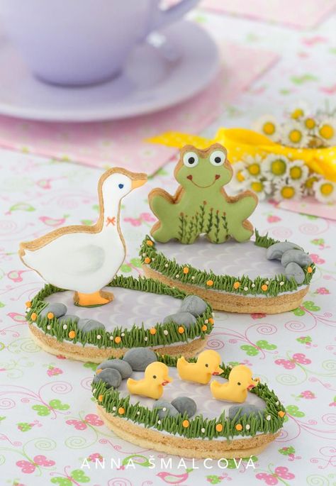 Biscuit Decoration, 3d Cookie, Spring Cookies, Summer Cookies, Pretty Cookies, Cookie Frosting, Fancy Cookies, Creative Cookies, Beautiful Cookies