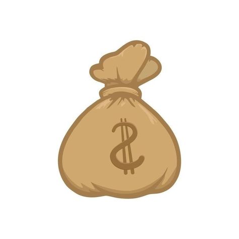 Money Bag Illustration, Money Symbols, Money Symbol, Money Sack, Money Vector, Money Icon, Money Template, Money Icons, Bag Illustration