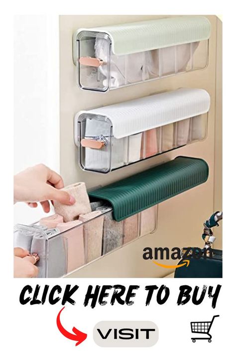 Socks Under Wear Storage Box | Gadgets  on Trendz Storage Boxes On Wall, Clear Drawer Organizer For Clothes, Clothes Storage Above Bed, Bedding Closet Storage, Organizing Bathroom Closet Storage, Throw Pillow Storage Closet, Small Bedroom Wall Storage Solutions, Bedroom Sheet Storage, Wall Mounted Closet Storage