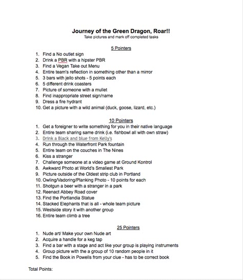 This is a local Portland Adult Drinking scavenger hunt list that I made for my friends and I to enjoy last summer. You can change locations to where ever you are. This is the best Scavenger hunt list for adults on Pinterest.   #adult #scavengerhunt #drinkinggames Pub Scavenger Hunt, Bar Crawl Scavenger Hunt List, Bar Scavenger Hunt Pub Crawl, City Scavenger Hunt Ideas For Adults, Drinking Scavenger Hunt, Bar Scavenger Hunt Ideas For Adults, Adult Scavenger Hunt Ideas Hilarious, Bar Crawl Scavenger Hunt, Bar Scavenger Hunt