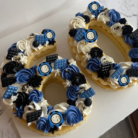 Blue And Gold Number Cake, Number 50 Cake For Men, 60 Number Cake For Men, 70 Number Cake For Men, 50 Number Cake For Men, Black And Gold Number Cake, Graduation Number Cake, Cake Numbers Ideas For Men, 60th Birthday Cake Ideas For Dad