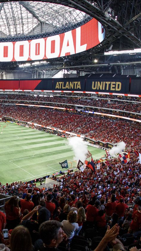 There's nothing like being home at Mercedes-Benz Stadium! Mls Soccer, Atlanta United Fc, Cool Nike Wallpapers, Professional Soccer, Major League Soccer, Season Ticket, Soccer League, Air Fighter, Atlanta Georgia