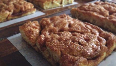 Moravian Sugar Cake – P. Allen Smith Moravian Sugar Cake Recipe, Moravian Sugar Cake, Czech Desserts, P Allen Smith, Heirloom Recipes, Czech Recipes, Sugar Cake, Spice Cookies, Delish Recipes