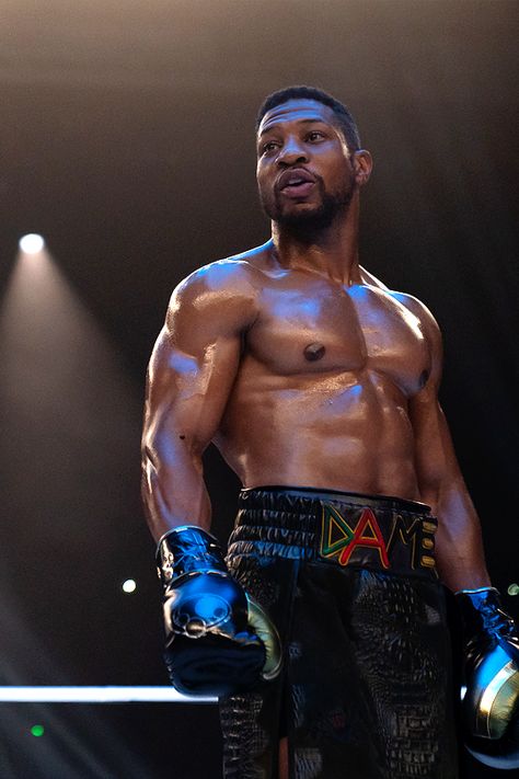 Creed 3 Movie, Jonathan Majors, Creed 3, Boxing Images, Kang The Conqueror, Boxing History, Michael B Jordan, Dope Outfits For Guys, Wallpaper Trends