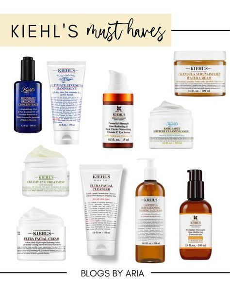 Kiehls Cleanser, Kiehls Moisturizer, Khiels Moisturizer, Khiels Skincare, Kiels Skincare, Kiehls Skincare Routine, Best Kiehls Products, Home Facial Treatments, Kiehls Skincare