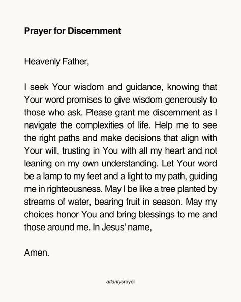 manifestation prayer law of attraction Prayer For Discernment And Guidance, Prayers For Discernment, Detachment Prayer, Discernment Spiritual, Discernment Prayer, Adoration Prayer, Discernment Quotes, End Of Day Prayer, Prayer For Discernment