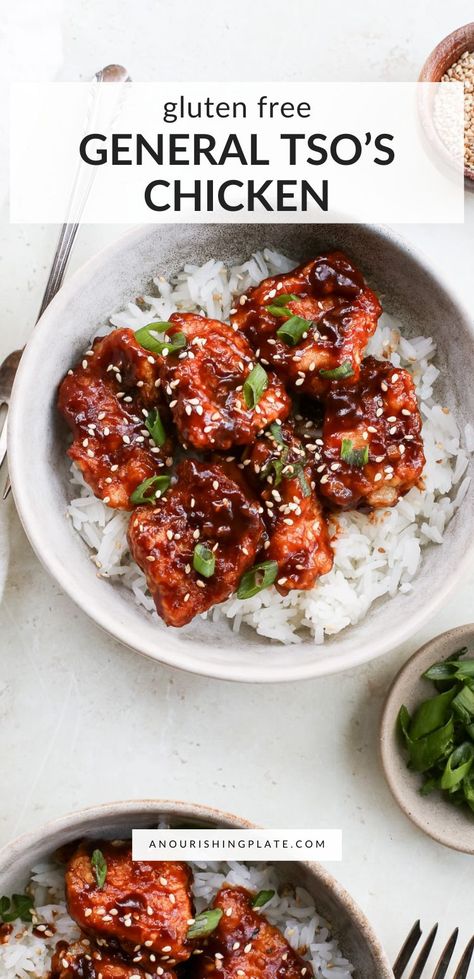 Paleo Chinese Chicken, Gluten Free Teriyaki Chicken Crockpot, General Tso Chicken Gluten Free, Glutenfree Chicken Recipe, Easy Gluten Free Asian Recipes, Whole 30 General Tso Chicken, Teriyaki Chicken Gluten Free, Dairy Free And Gluten Free Crockpot Recipes, Easy Gf Chicken Recipes