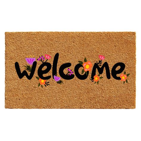 Spring Doormats, Welcome Door Mat, Front Door Mats, Welcome Door, Coir Doormat, Welcome Door Mats, Spring Home Decor, Outdoor Door Mat, Welcome Mat