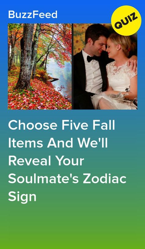 Pick Some Fall Items And We'll Reveal The Zodiac Sign Of Your Soulmate #quiz #quizzes #buzzfeed #triviaquestionsandanswers #quizzesbuzzfeed #trivia #quizzesforfun #funquiz #zodiac Soulmate Quizzes, What Is My Zodiac Sign, Soulmate Test, Marriage Quiz, Soulmate Quiz, My Zodiac Sign, Zodiac Sign Quiz, Zodiac Quiz, Soulmate Signs