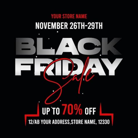 Black Friday Gif, Friday Graphic Design, Black Friday Aesthetic, Friday Flyer Design, Black Friday Design Ideas, Furniture Black Friday, Black Friday Cosmetics, Friday Aesthetic, Black Friday Graphic