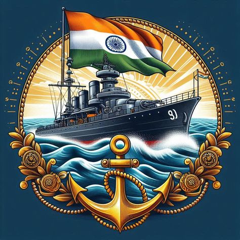 Army- Indian Navy Logo Indian Navy Drawing, Indian Navy Wallpaper, Indian Navy Logo, Indian Army Logo, Army Indian, Poster Art Ideas, Canteen Design, Indian Navy Day, Black And White Bee