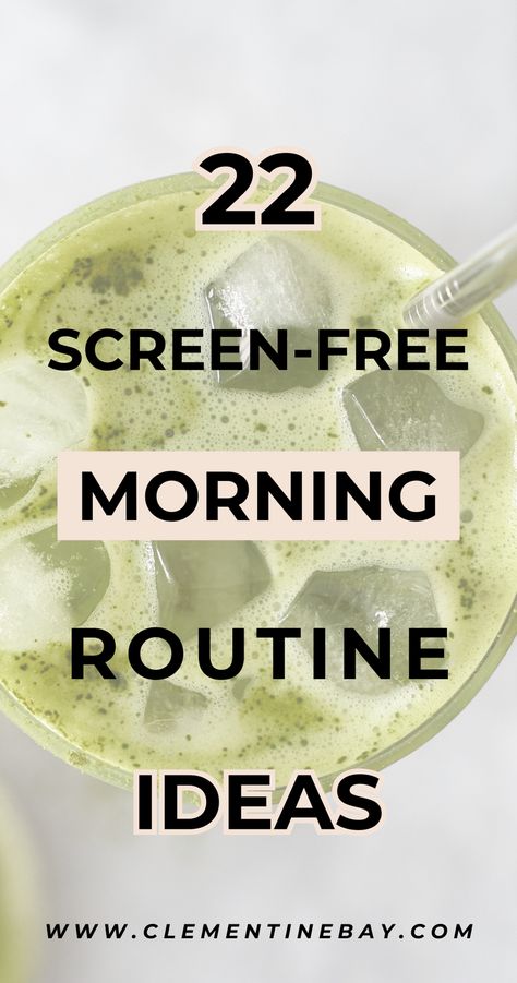 Here are 22 screen-free morning routine ideas and realistic tips to increase productivity and stop doomscrolling early in the morning. Read night routine tips to prepare you for a screen-free productive morning routine. | Wellness tips, morning routine checklist, productive morning routine, morning habits for a better life, morning habits to change your life. Better Morning Routine, Cozy Morning Routine, Realistic Morning Routine, Habits For A Better Life, Habits To Change Your Life, Habits To Change, Mindfulness Journal Prompts, Morning Routine Ideas, Productive Morning Routine