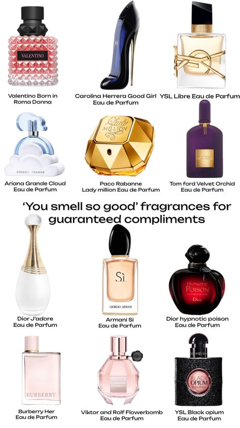 ‘You smell so good’ fragrances for guaranteed compliments #perfume #fragrance #dior #ysl #smellgood #perfumes Perfume Hacks, Seductive Perfume, Fragrances Perfume Woman, Perfume Collection Fragrance, Smelling Good, Perfume Lover, Perfume Scents, Smell Goods, Perfume Fragrance