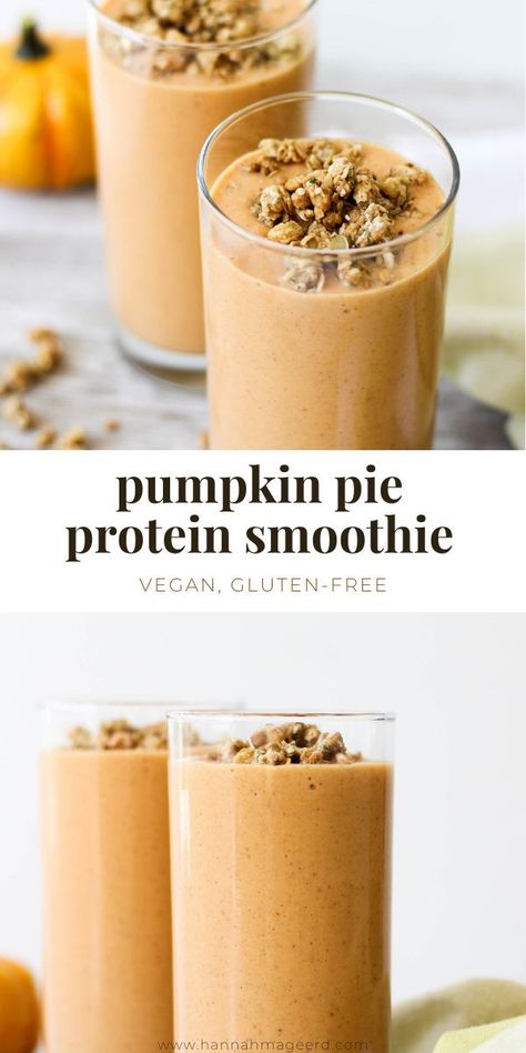 Pumpkin Breakfast Shake, Healthy Pumpkin Smoothie Breakfast, Vegan Pumpkin Pie Smoothie, Healthy Recipe With Pumpkin Puree, Pumpkin Apple Smoothie, Healthy Pumpkin Protein Shake, Healthy Pumpkin Smoothie Recipe, Pumpkin Oatmeal Smoothie, Breakfast Pumpkin Pie Smoothie