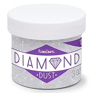 FloraCraft Diamond Dust Glitter 3 Ounce Clear Glass Battery Powered Fairy Lights, Clear Christmas Ornaments, Clear Ornaments, Christmas Craft Projects, Clear Bowls, Diamond Dust, Glitter Dust, Crushed Glass, Fire Glass