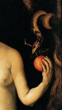 ♔ Art: Details Albrecht Dürer, Hieronymus Bosch, Albrecht Durer, Edward Hopper, Woodcuts Prints, Biblical Art, Adam And Eve, A Snake, Religious Art