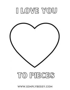 i love you to pieces printable I Love You Too Pieces Craft, Love You To Pieces Card, I Love You To Pieces Craft Printable, I Love You Printable, Love You To Pieces Craft, Love You To Pieces Printable, I Love You To Pieces, I Love You To Pieces Printable Free, I Love You To Pieces Craft