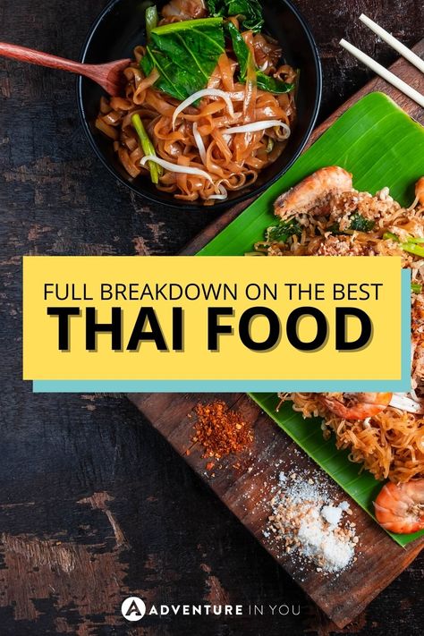 Best Thai Food, Thai Foods, Thailand Food, Best Thai, Travel Thailand, Thai Dishes, Thai Food, What To Eat, Thai Recipes