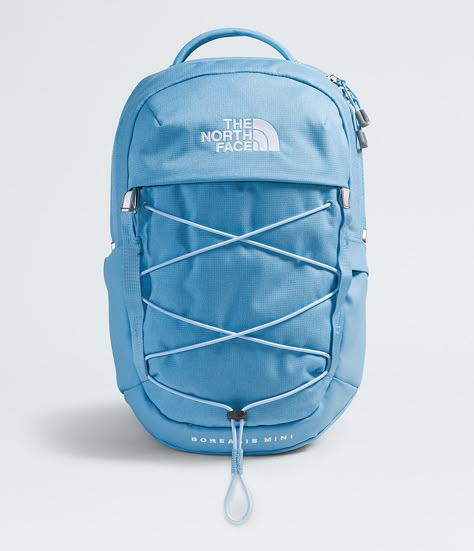 The Borealis Mini Backpack will carry a small load and still has the durability and iconic front bungee system of its bigger sibling, making it perfect for shorter adventures. Bags & Gear Women's Backpacks [North Face, Northface, thenorthface, the northface, TNF, tnf] Cute Backpack For School, Cute Hiking Backpack, North Face Mini Backpack, Northface Bookbag, North Face Blue Backpack, Navy Blue North Face Backpack, Blue North Face Backpack, Blue Northface Backpack, Backpack Supplies