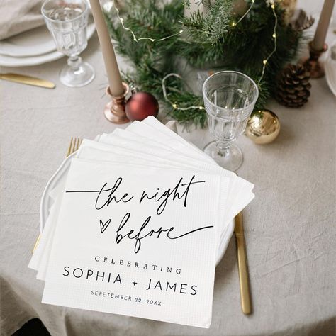 PRICES MAY VARY. 🌹 Custom Wedding The Night Before Napkins with packs of 50, 100, or 205 🌹 Two sizes: Luncheon (6.5" x 6.5") and Beverage (4.8" x 4.8") 🌹 Material: Soft, two-ply custom white paper 🌹 Smooth texture with coined edge borders 🌹 Blanks sourced from the USA. Order ample napkins for your event – we suggest 2 to 3 per person. Luxury Pack 15pcs Personalized The Night Before Dinner Napkins, Rehearsal Cocktail Dinner Napkins, Rehearsal Dinner Decorations, Wedding Beverage Cocktail Lun Bbq Rehearsal Dinner Ideas Decor, Mexican Food Rehearsal Dinner, Boho Rehearsal Dinner Decorations, Table Decor For Rehearsal Dinner, Rehearsal Dinner Ideas Decorations, Rehearsal Dinner Table Decorations, Rehearsal Dinner Decorations Table, Sofa Wedding, Rehearsal Dinner Centerpieces