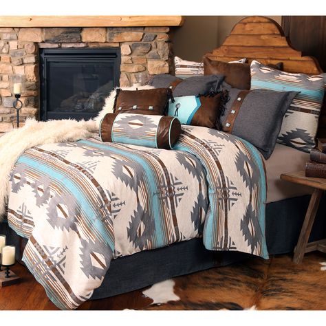 Customer Image Zoomed Chenille Bedding, Southwestern Bedding, Western Bedding Sets, Western Bedrooms, Western Bedroom Decor, Western Rooms, Western Bedding, Western Bedroom, Sala Grande