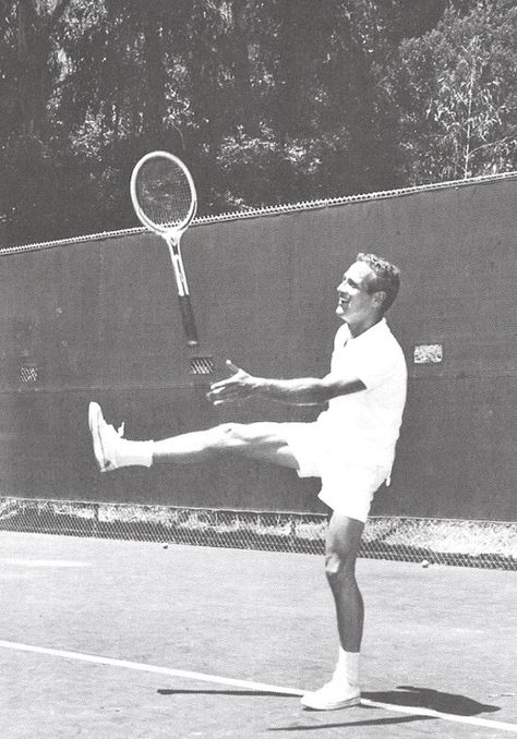 Paul Newman Tennis Photography, Tennis Photos, Tennis Aesthetic, I Love Ugly, Playing Tennis, Vintage Tennis, Paul Newman, Tennis Fashion, Tennis Clubs